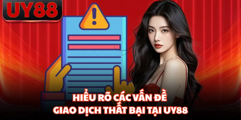Hiểu rõ các vấn đề giao dịch thất bại tại UY88